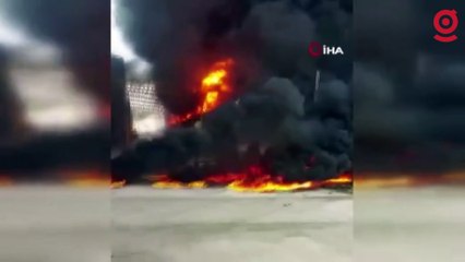 Adana'da köpük fabrikasında büyük yangın