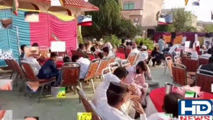 تحصیل کھاریاں کےگاؤں بیگہ میں اہلیان بیگہ کی طرف سے ترقیاتی کاموں کے مکمل ہونے پر اظہار تشکر کا جلسہ