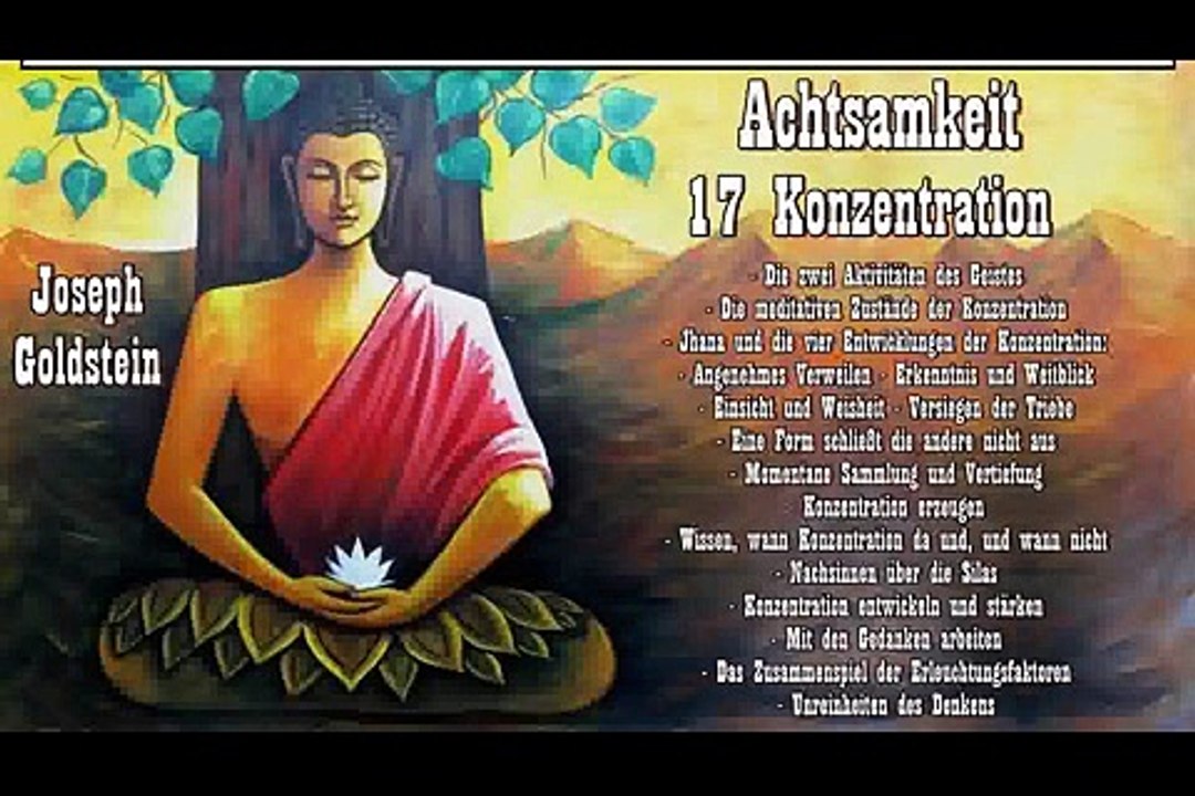 Achtsamkeit 17 Konzentration - Joseph Goldstein