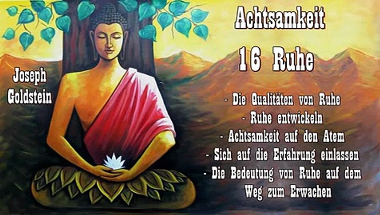 Achtsamkeit 16 Ruhe - Joseph Goldstein