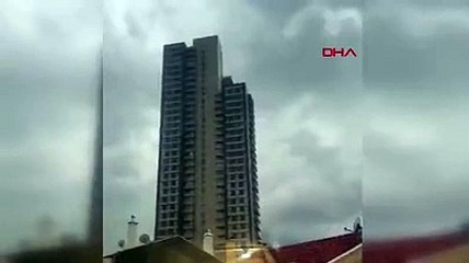 Fırtına, koltuğu böyle uçurdu