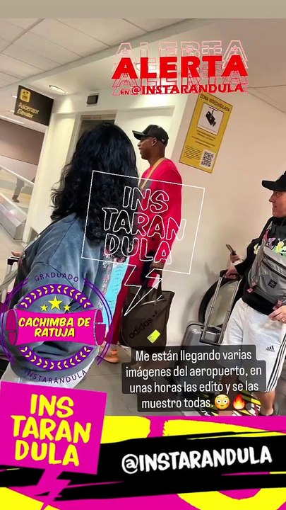 'Cuto' Guadalupe es captando saliendo del país