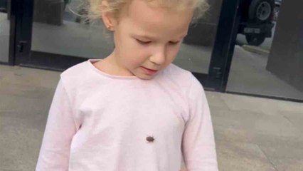 Girl states her fear of bugs LOUD & CLEAR!