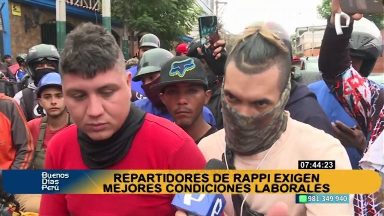 ¡Alzan su voz de protesta! Repartidores de Rappi exigen mejores condiciones laborales