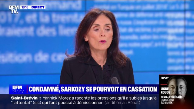 Pouvoir en cassation de Nicolas Sarkozy: Nous considérons que des problèmes de droit sérieux se posent , justifie son avocate