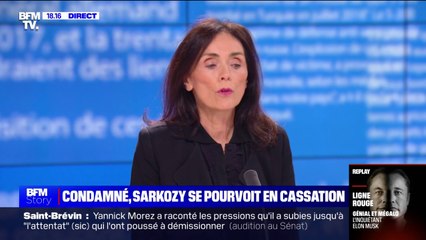 Pouvoir en cassation de Nicolas Sarkozy: "Nous considérons que des problèmes de droit sérieux se posent", justifie son avocate