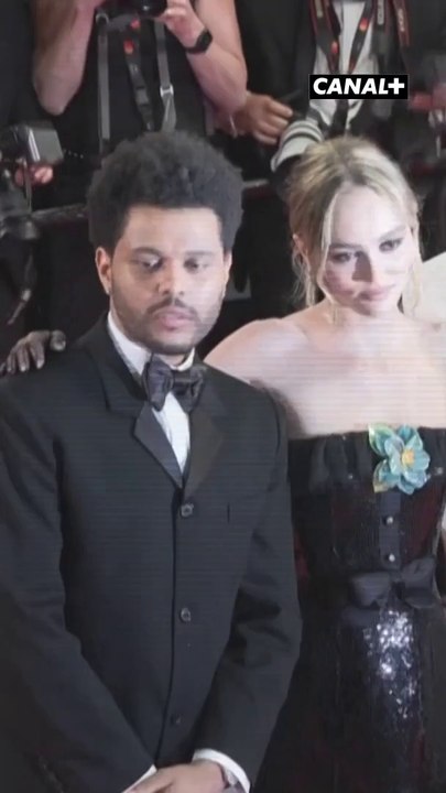 Lily-Rose Depp et The Weeknd - Montée des marches de The Idol - Cannes 2023