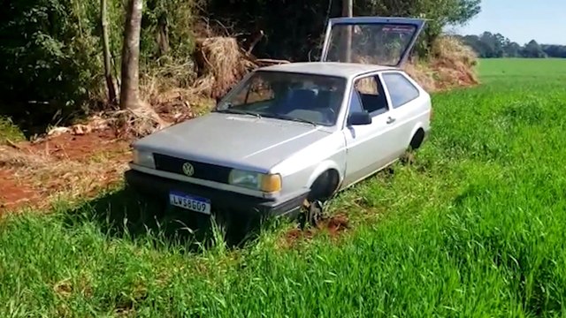 Gol com indicativo de furto é recuperado pela Guarda Municipal no Sanga Funda