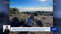 7-buwang gulang na baby, nakarating sa Mt. Pulag summit kasama ang kanyang mga magulang | Saksi