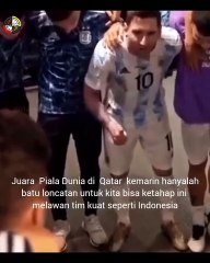 Lionel Messi katar ketir menghadapi Timnas U-23 Indonesia #lionelmessi #pssi #timnasu23