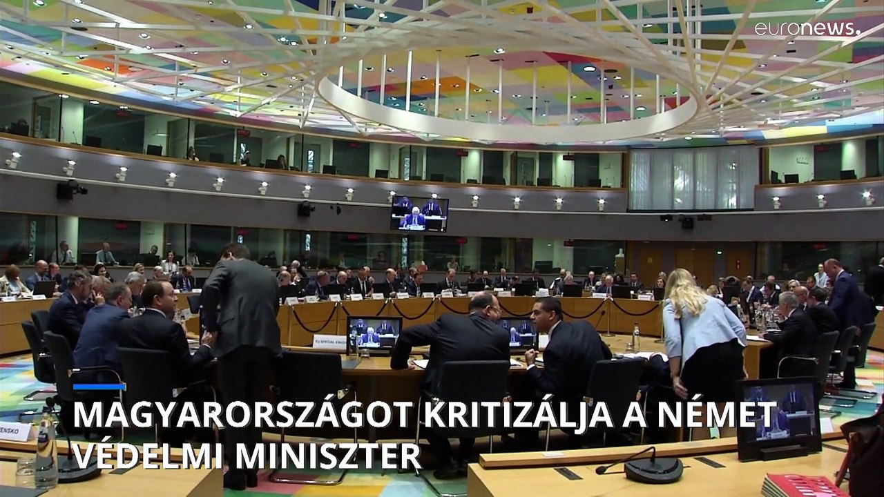 Csalódott és ingerült a német védelmi miniszter a magyar vétó miatt