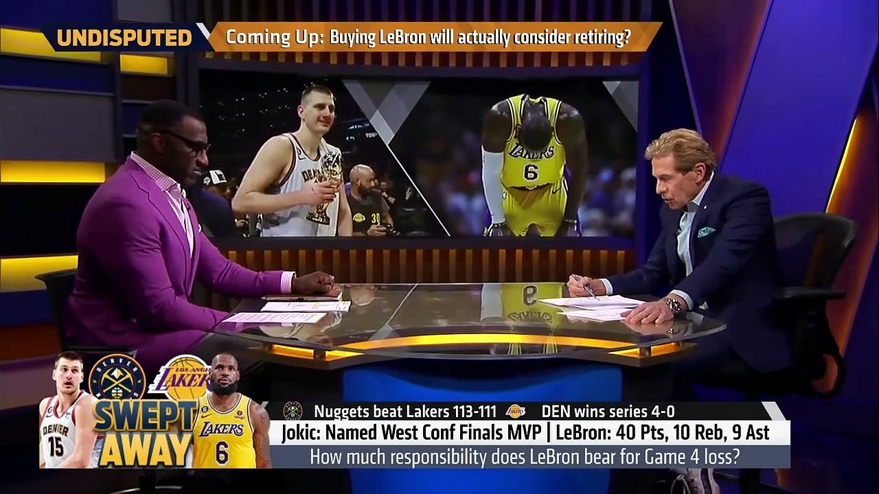 Lakers eliminated by Nuggets in Game 4 of the Western Conference Finals NBA UNDISPUTED