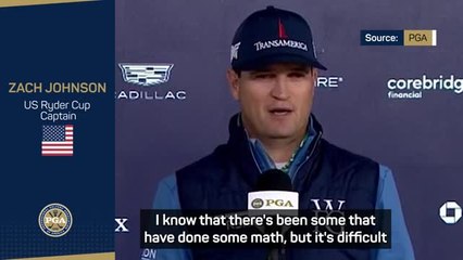 Johnson wants 'chemistry' in Ryder Cup team