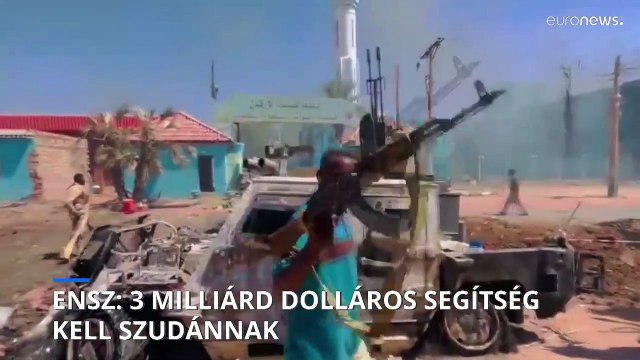 ENSZ: 3 milliárd dolláros humanitárius segítség kell Szudánban