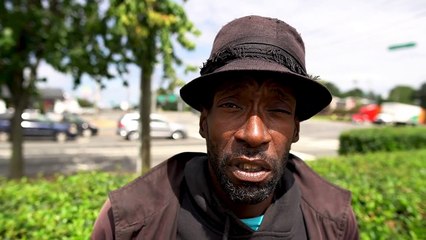 Charlotte Homeless Man Has the Best Cardboard Signs