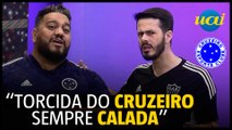 Fael zoa torcida do Cruzeiro e irrita Hugão