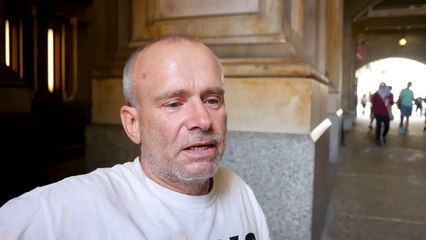 Homeless Man Lost His Leg Falling Off a Roof While Volunteering.