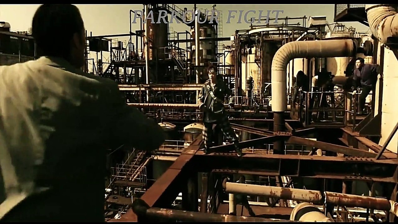 Freestyle parkour fight!