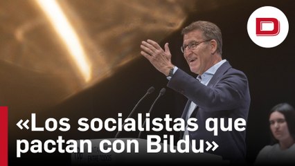 Feijóo: «Nunca voy a confundir a verdaderos socialistas con los que pactan con Bildu»