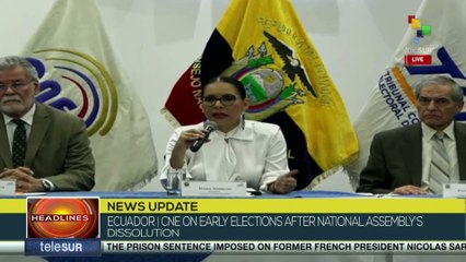 Ecuador’s National Electoral Council rules on Lasso's call for early elections