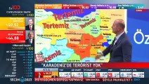 İçişleri Bakanı Süleyman Soylu harita üzerinden terörden temizlenen bölgeleri gösterdi