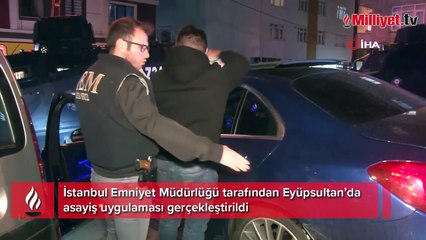 Eyüpsultan’da asayiş uygulaması: Araçlar tek tek arandı, sürücülere GBT kontrolü yapıldı