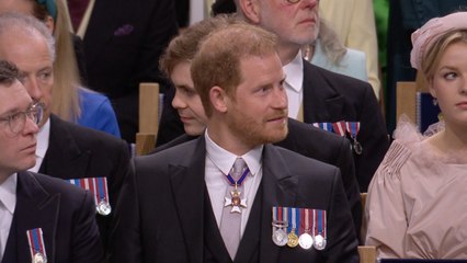 Download Video: Why Prince Harry Didn't Sit Next to Prince William and Kate Middleton at King Charles's Coronation