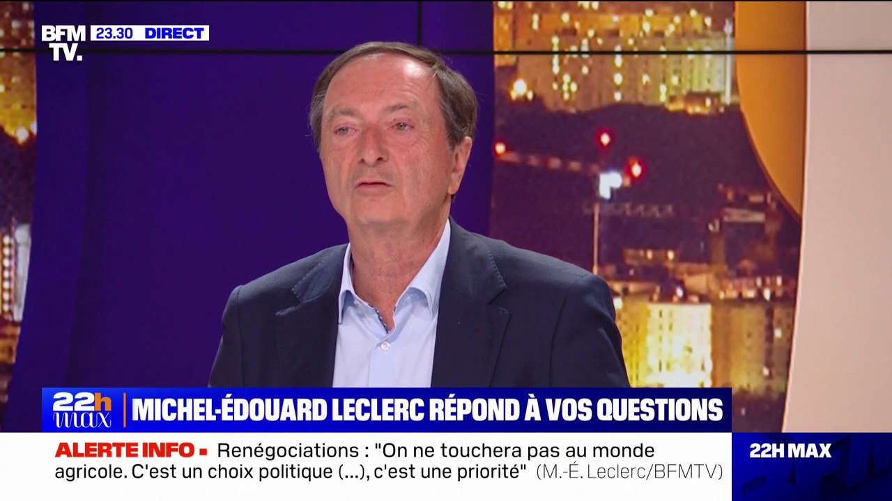 Pour Michel-Édouard Leclerc, "les fruits et légumes resteront chers" mais "on ira chercher des baisses" sur les dosettes de café