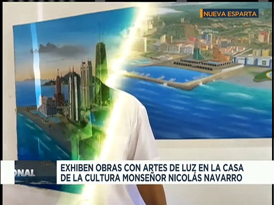 Nva. Esparta | Realizan exposición con arte de luz en la Casa de la Cultura Monseñor Nicolás Navarro