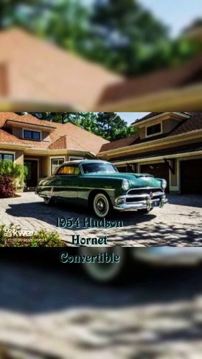 1954 Hudson Hornet Convertible . #Classic muscle cars show. سيارات كلاسيكيه @Classicmusclecars1