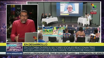 Colombia: Sectores sociales reaccionan a las declaraciones del exjefe paramilitar Salvatore Mancuso