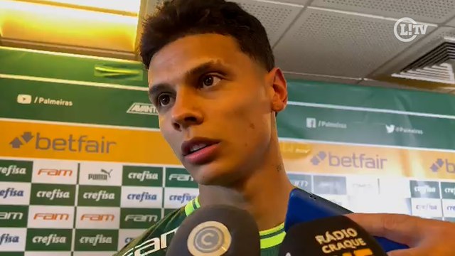 Richard Ríos valoriza união no Palmeiras e comenta disputa por posição: ‘Não quero passar por cima de ninguém’