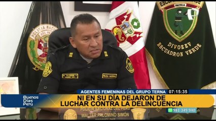 Las agentes del Grupo Terna ni en su día dejaron de luchar contra la delincuencia