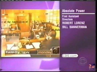 Absolute Power CBS Split Screen Credits