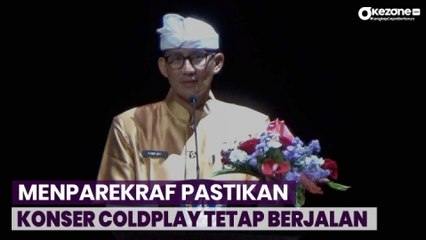 Menparekraf Sebut Penolakan PA 212 Tidak Pengaruhi Persiapan Konser Coldplay