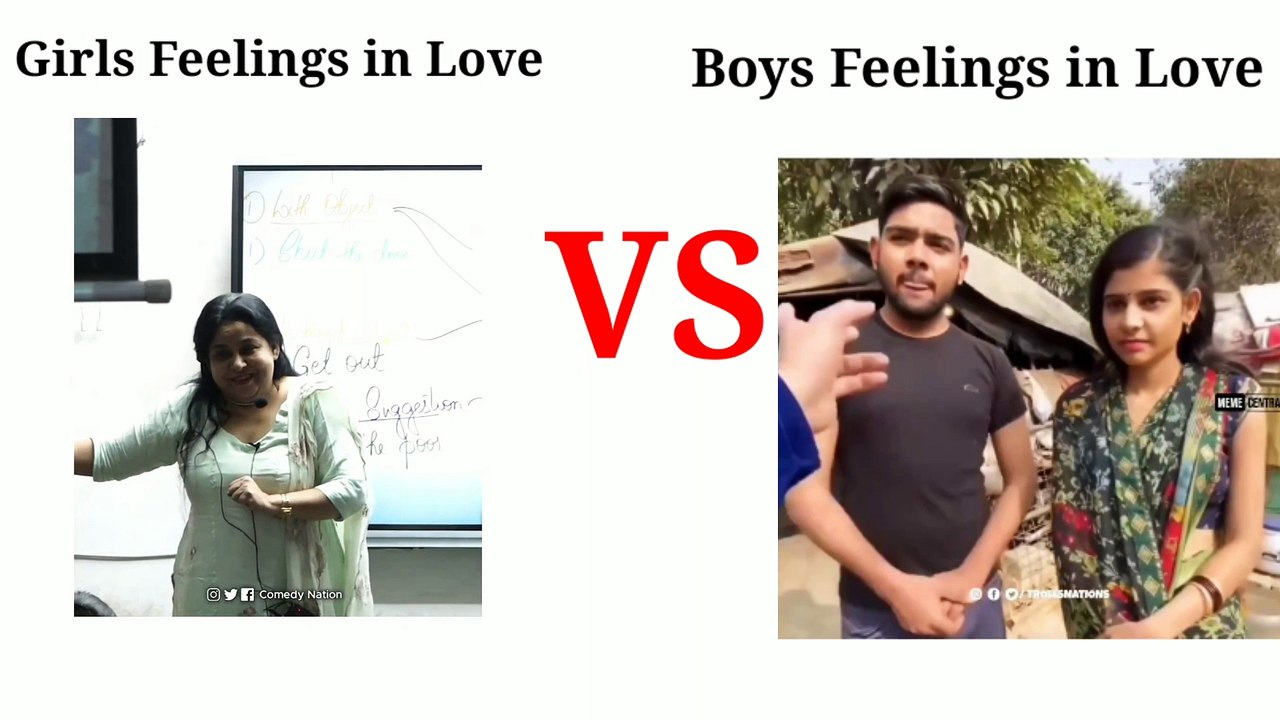 Girls Feelings in Love VS Boys Feelings in Love |