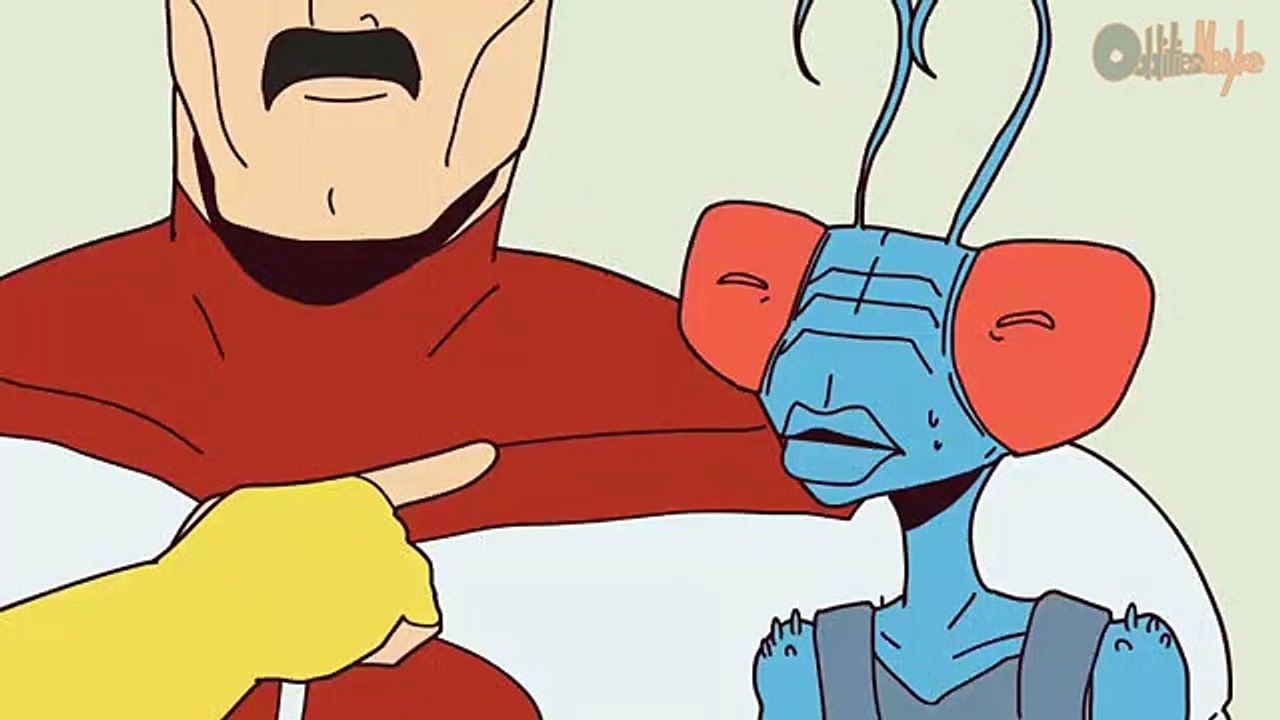 Omni-Man Returns With The Milk - Invincible             Omni-Man revient avec le lait - Invincible