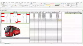 Excel: Bus/Transport Seat Booking/Ticketing System/Management in Excel Urdu/Hindi