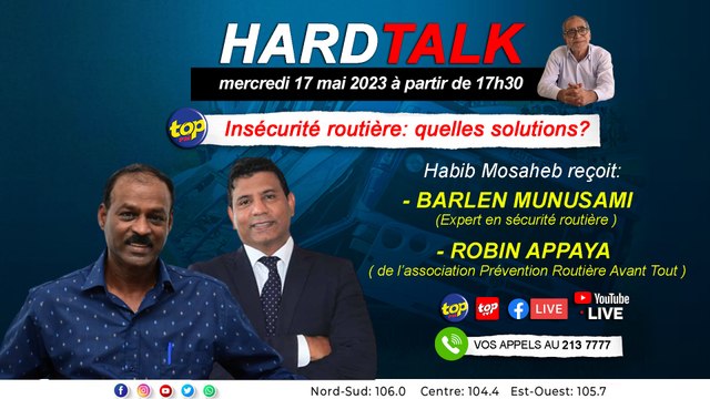 HardTalk : Habib Mosaheb reçoit Barlen Munusami et Robin Appaya_