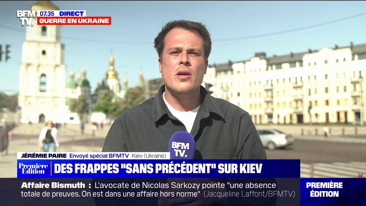 Les autorités ukrainiennes parlent de frappes "sans précédent" sur Kiev cette nuit