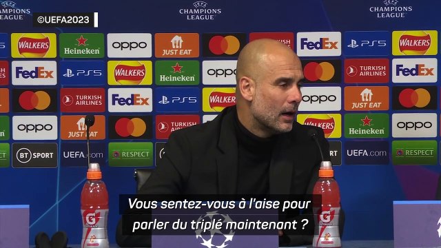 Guardiola : “Nous sommes proches du triplé”