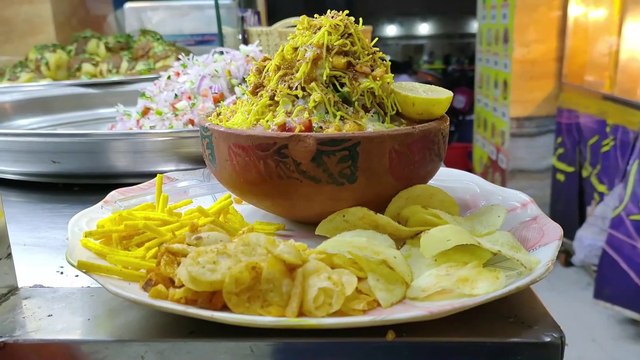 Indian Street Food Bhel Puri | Bhel Puri In Karachi Pakistan | Street Food