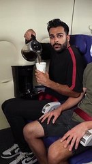 When ur drinking On The Airplane
