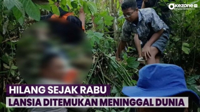 Kakek Ditemukan Meninggal Dunia Setelah Dilaporkan Hilang