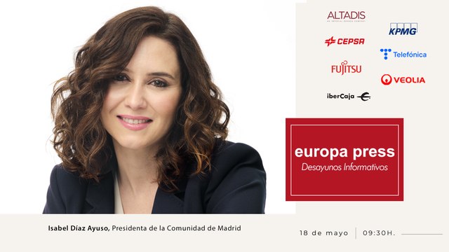 Desayuno Informativo Europa Press con la presidenta de la Comunidad de Madrid, Isabel Díaz Ayuso