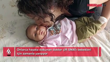 Onlarca hayata dokunan doktor çift SMA'lı bebekleri için zamanla yarışıyor