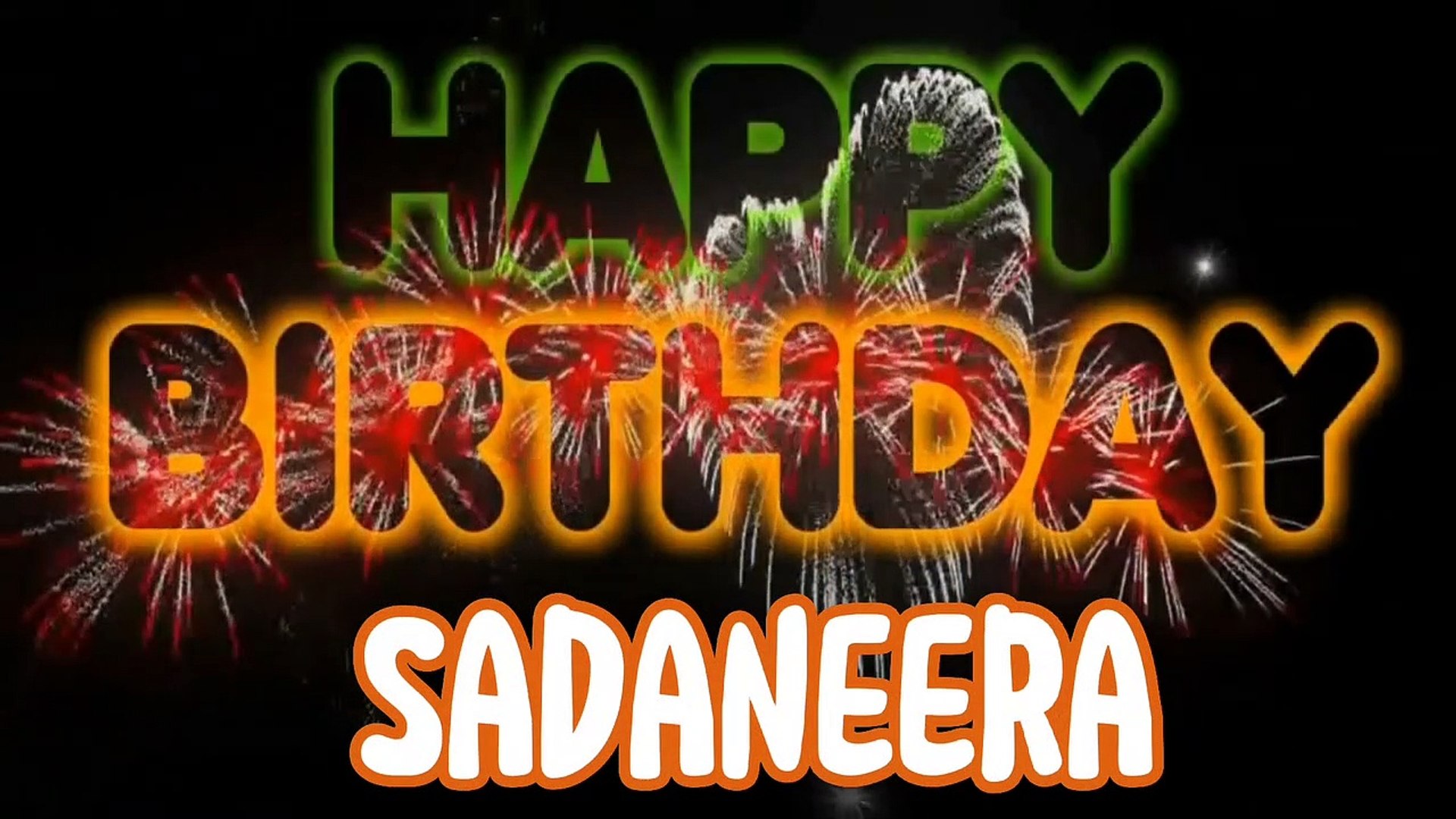 ⁣SADANEERA Happy Birthday Song – Happy Birthday SADANEERA - Happy Birthday Song - SADANEERA birthday 