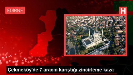 Çekmeköy'de 7 aracın karıştığı zincirleme kaza