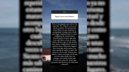 Alba Díaz reaparece con una sonrisa tras confirmar su ruptura con Alberto García