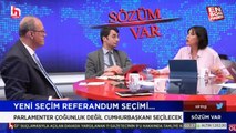 Halk TV'de, Cumhurbaşkanı Erdoğan'a oy veren seçmene hakaret